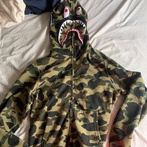 100% Authentic Green Bape Hoodie.